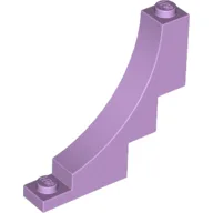 Brick Curved 1 x 5 x 4 Inverted / Lavender