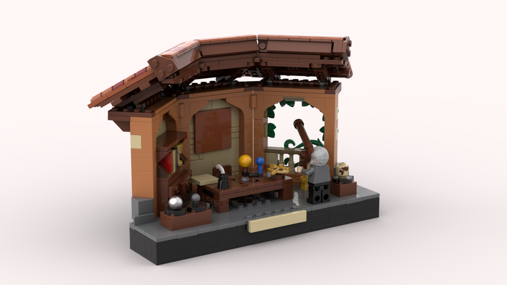 Lego Tribute to Galileo Galilei with Roof