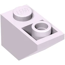 Brick Sloped Inverted 45° 2 x 1 / Lavender