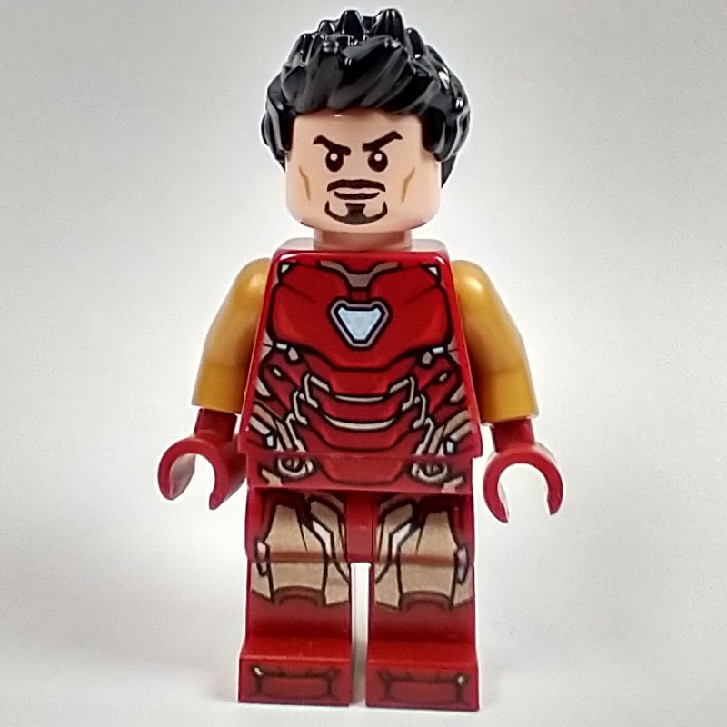 Lego Iron Man Mark 85 Armor, Black Hair