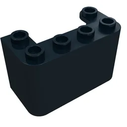 Windscreen 2 x 4 x 2 Vertical / Black