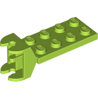 Lego Hinge Plate 2 x 4 with Articulated Joint - Female / Lime