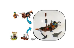Pirate Ship from 10679 and 30421