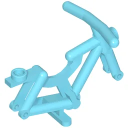 Bicycle Frame [Solid Stud] / Medium Azure