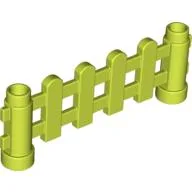 Duplo Fence 1 x 6 x 2 Paled (Picket) / Medium Lime