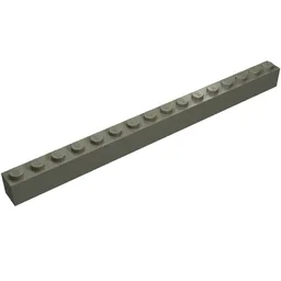 Brick 1 x 16 / Dark Gray