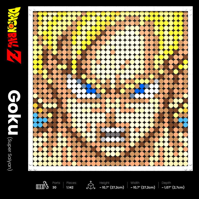 Lego [LEGO Art] Dragon Ball // Goku (Super Saiyan)