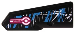 Technic, Panel Fairing #21 Very Small Smooth, Side B with 'RACE', Blue and White Splotches Pattern (Sticker) - Set 42095