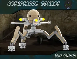 Octuptarra Combat Tri-Droid (Realistic Style)