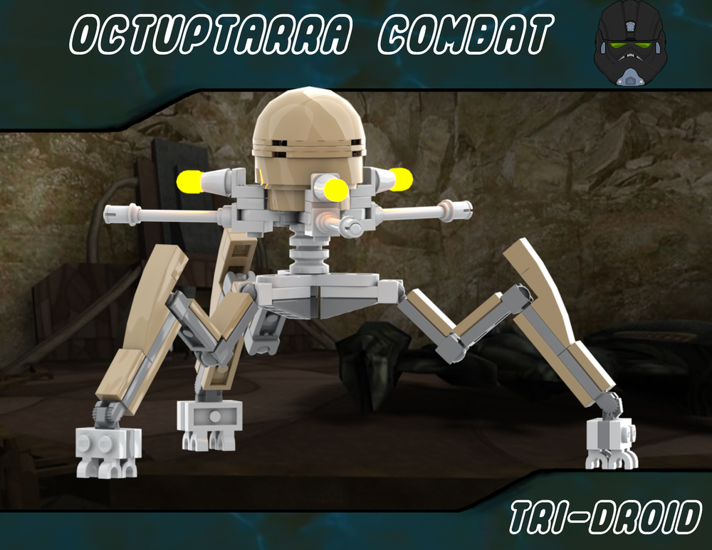 Lego Octuptarra Combat Tri-Droid (Realistic Style)