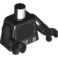 Torso, Imperial Gunner Uniforms, Clasps, Silver Belt Buckles Print, Black Arms and Hands / Black