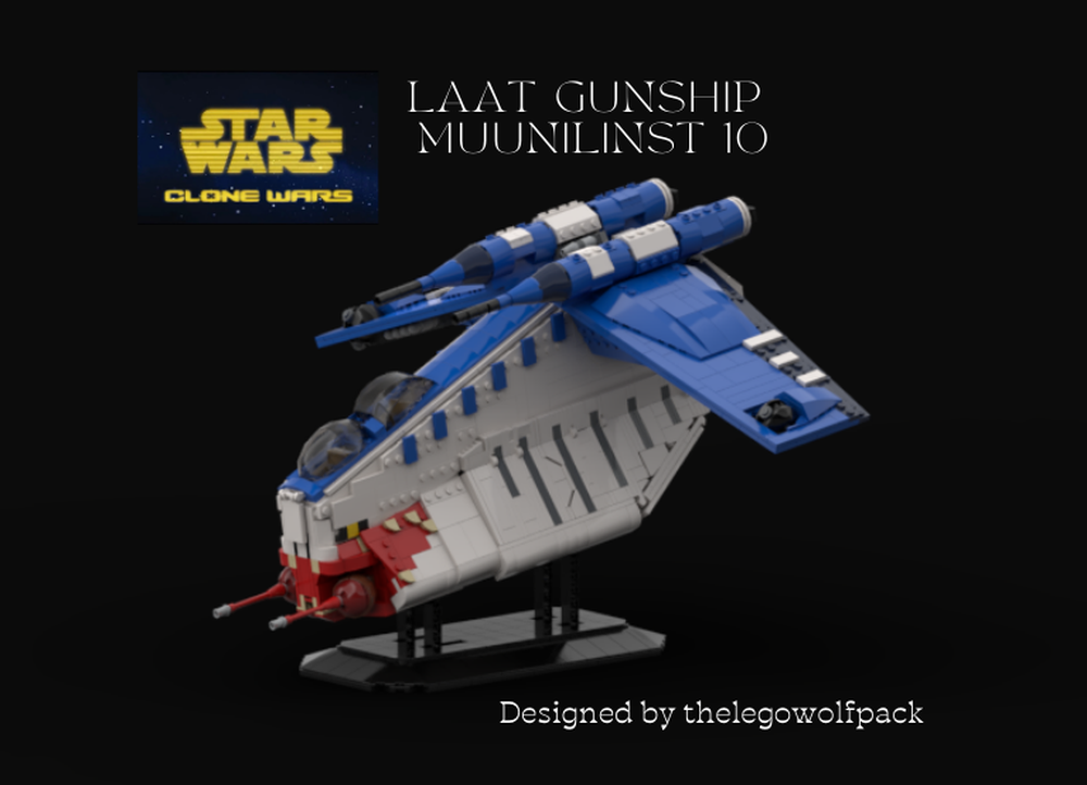 Lego LAAT muunilinst 10 gunship