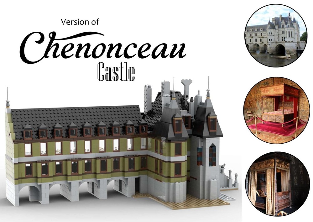 Lego Version of Chenonceau Castle