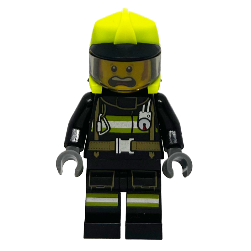 Lego Clemmons, Vibrant Yellow Helmet