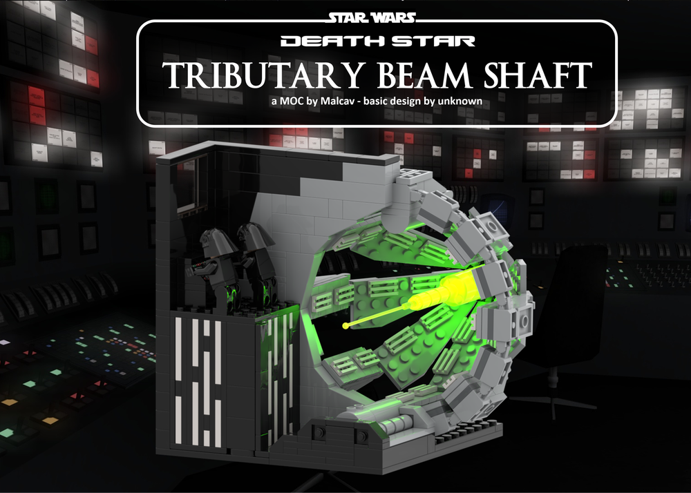 Lego DS-1 Death Star Tributary Beam Shaft