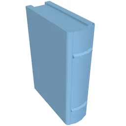 Book 2 x 3 [Plain] / Medium Blue