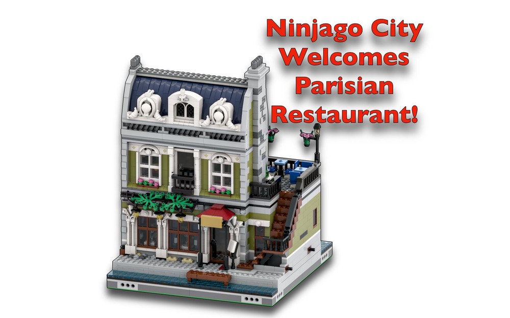 Lego Ninjago City Modular Base - Parisian Restaurant
