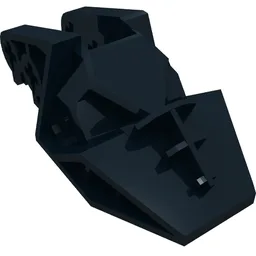 Technic Block 3 x 6 x 1 & 2/3 / Black