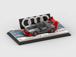 Display for set 76921 - Audi S1 e-tron quattro Race Car