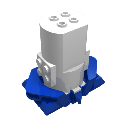 Lego Motor, Monorail 9V [Undetermined Couplings] [Complete Assembly]