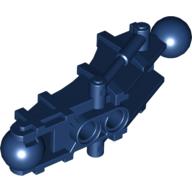 Lego Large Figure Skeletal, Limb, Angular with 2 Ball Joints (Toa Hordika) / Dark Blue