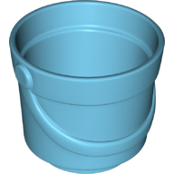 Lego Duplo Bucket / Medium Azure