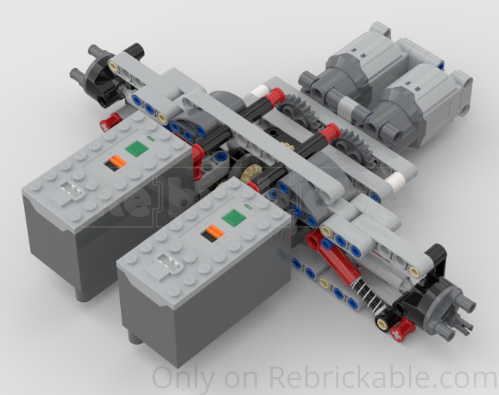 Lego Rear Axle (POWER FUNCTIONS - FAST)