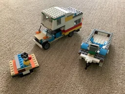 Motorhome and trailer