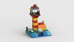 Seashore with lighthouse (Alt build for 11001)