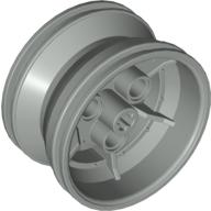 Lego Wheel 43.2 x 26 Technic Racing Small with 3 Pinholes / Light Gray