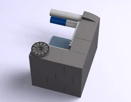 Modular living container -> air filter container