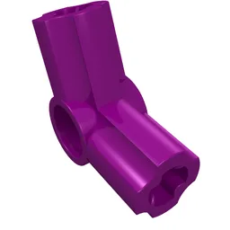 Technic Axle and Pin Connector Angled #5 - 112.5° / Purple