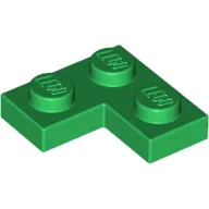 Plate 2 x 2 Corner / Green