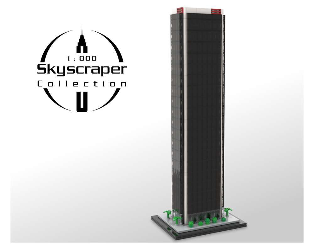 Lego Aon Center LA 1:800 Scale (Los Angeles)