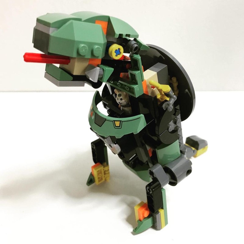 Lego Alternate model of Overwatch 75976 Wrecking Ball - Rex - Designed By Ken_He_MOC