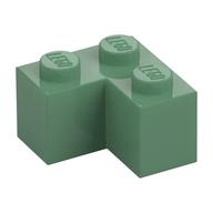 Lego Brick 2 x 2 Corner / Sand Green