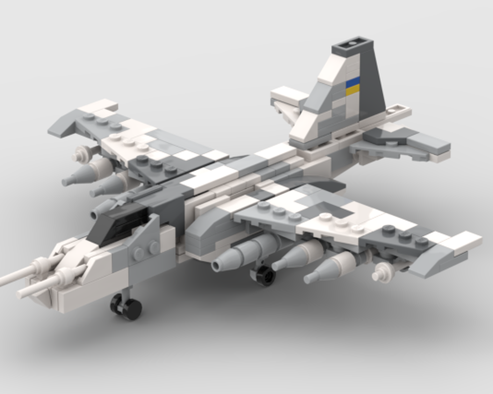 Lego Ukranian Su-25 Frogfoot 1/72
