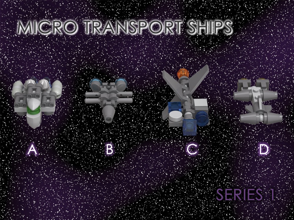 Lego Micro Transport Ships - Series 1