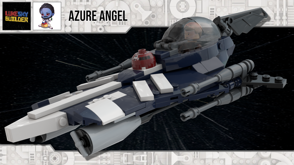 Lego Azure Angel (Modified Delta-7 Aethersprite-Class Light Interceptor)