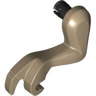 Lego Animal Body Part, Dinosaur, Tyrannosaurus Rex Arm / Leg, Left, Small [Plain] / Dark Tan