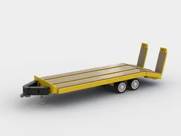 Slopped back Flatbed Utility Trailer