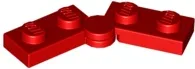 Hinge Plate 1 x 4 Swivel (2429 / 2430) / Red