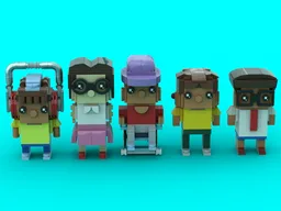 Backyard Sports Series Brickheadz Set 1