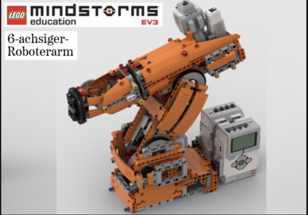 Lego Mindstorms 6-axis-Robotic arm with 31313, 45544, 42056 & 42055