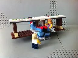 31063 Biplane and Workshop