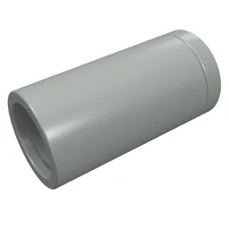 Technic Pin Connector Round [No Slot] / Light Gray