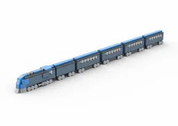 Streamliner Passenger Train