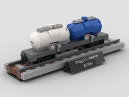 Double Tank Wagon - 1/55