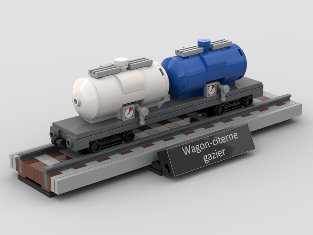 Lego Double Tank Wagon - 1/55