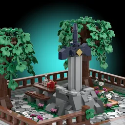 Stone sword park